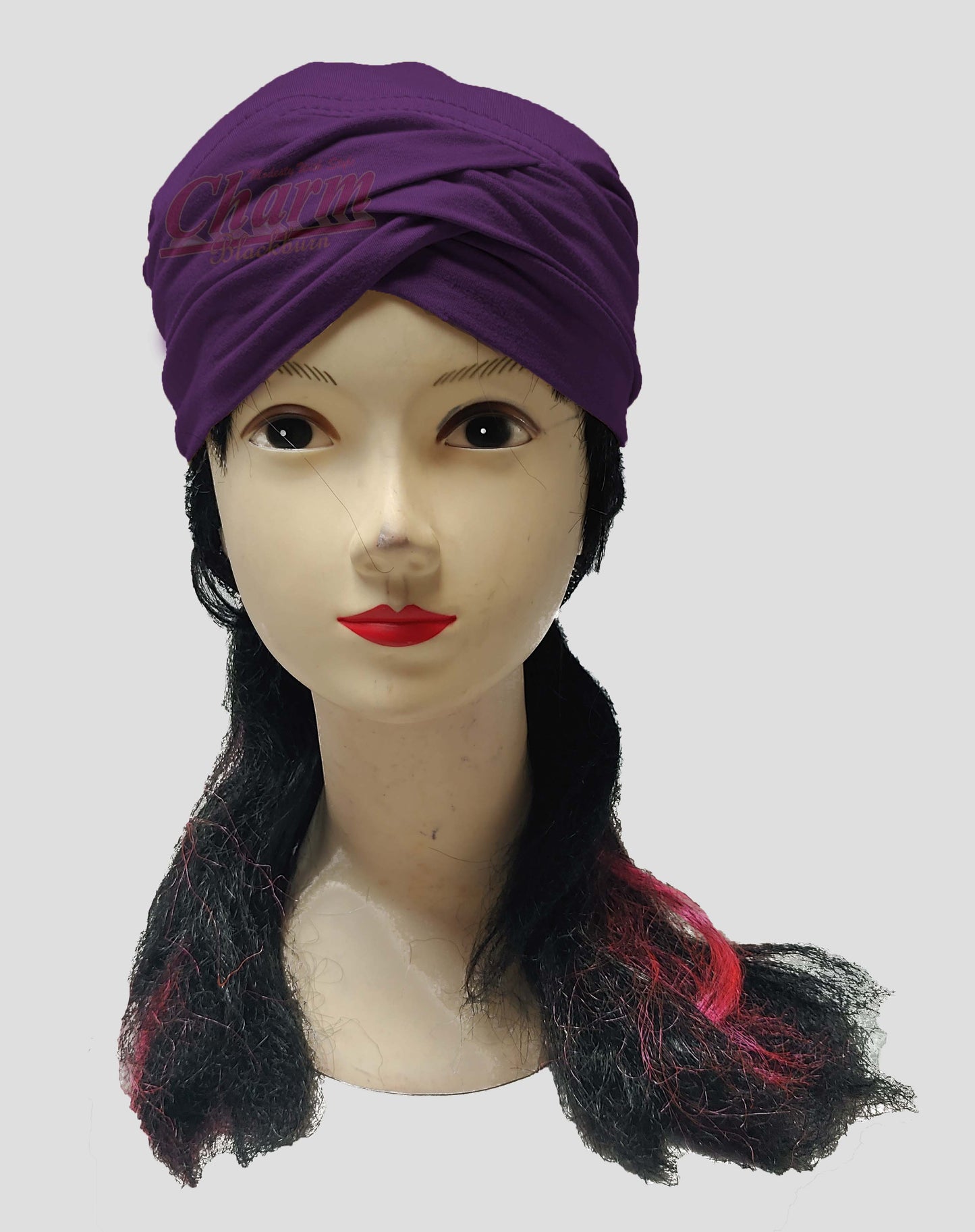 PLEATED CAP CRISS CROSS HAIR LOSS CHEMO BONNET BONE UNDER HAT SCARF HIJAB UNDERCAP CharmBlackburn