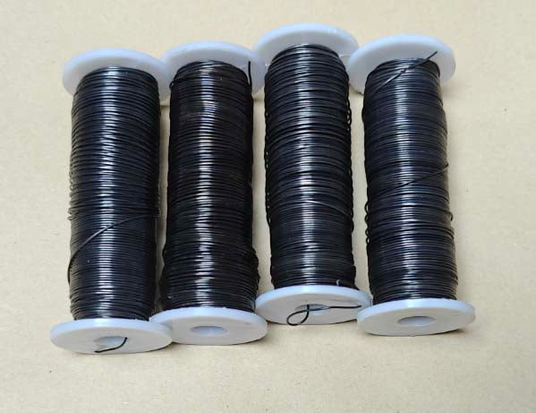 Blue Annealed Mossing Binding Wire Reel Florist Floral Wreath 45m 24 SWG 0.56mm CharmBlackburn