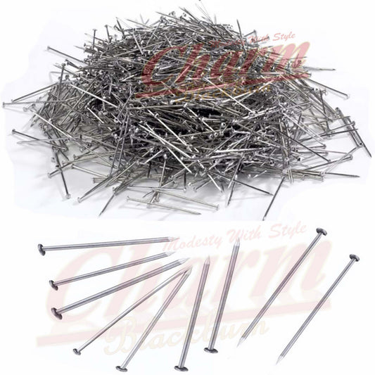27mm mm 1" Dressmaker Pins Tailor Straight Sewing Steel Pin Floral Craft Size 17