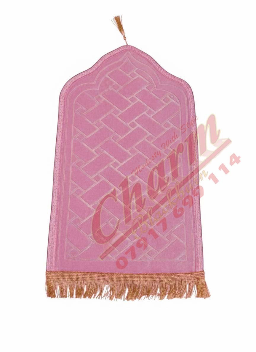 EXTRA SMALL Quality Kids Padded Plush Velvet Prayer Mat Non Slip Musalla Janamaz