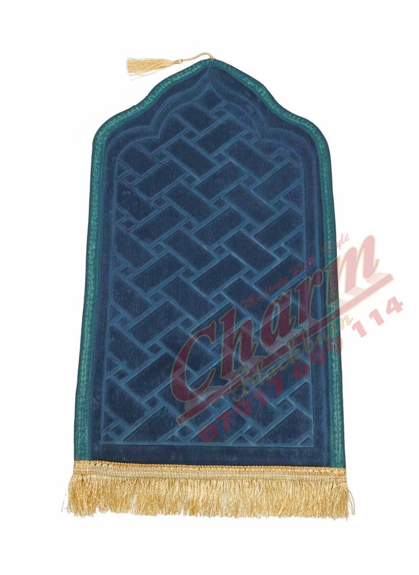 EXTRA SMALL Quality Kids Padded Plush Velvet Prayer Mat Non Slip Musalla Janamaz