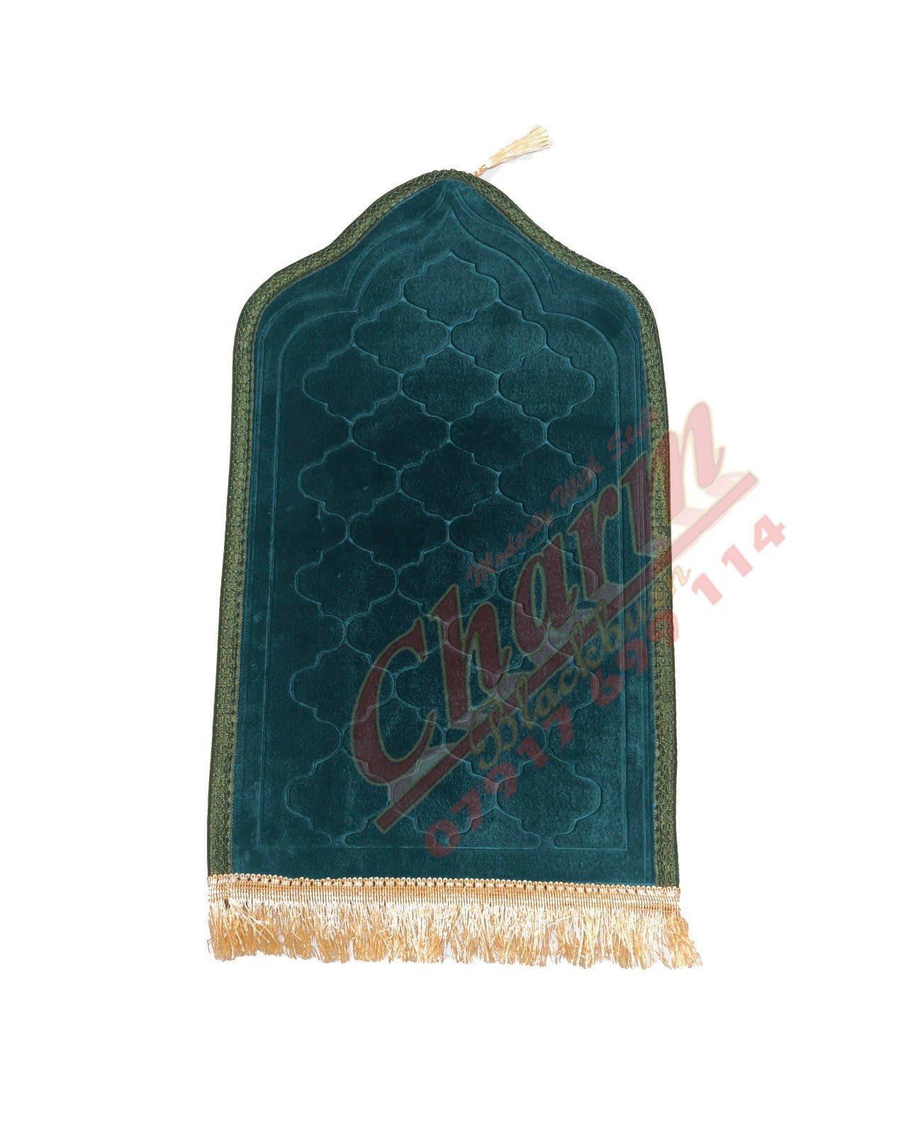 EXTRA SMALL Quality Kids Padded Plush Velvet Prayer Mat Non Slip Musalla Janamaz
