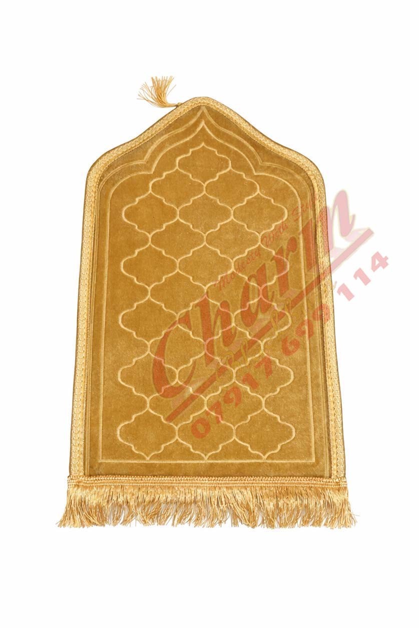 EXTRA SMALL Quality Kids Padded Plush Velvet Prayer Mat Non Slip Musalla Janamaz