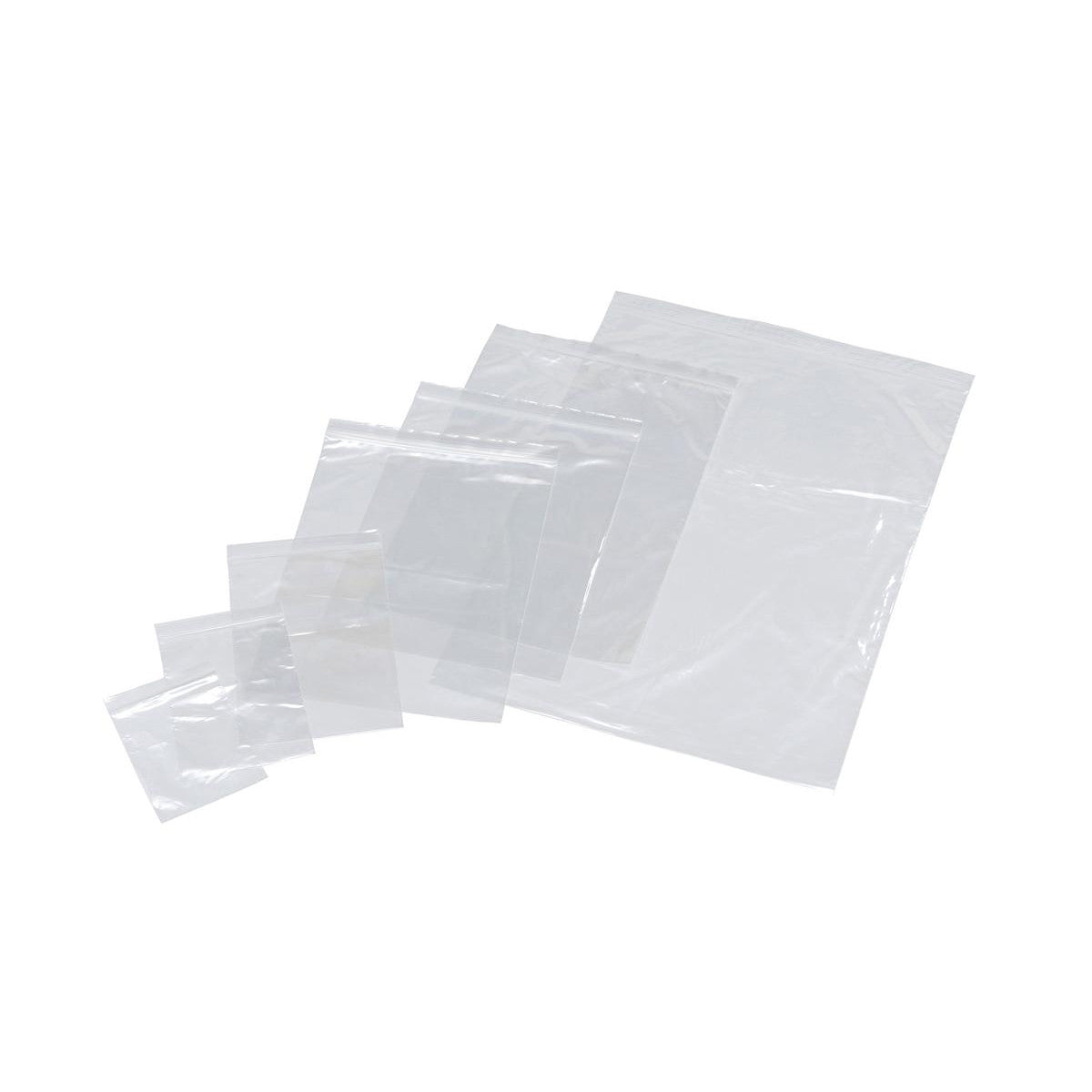 Clear Grip Seal Snap Bags Self Sweet food Mini Small Large Poly Plastic Zip Lock