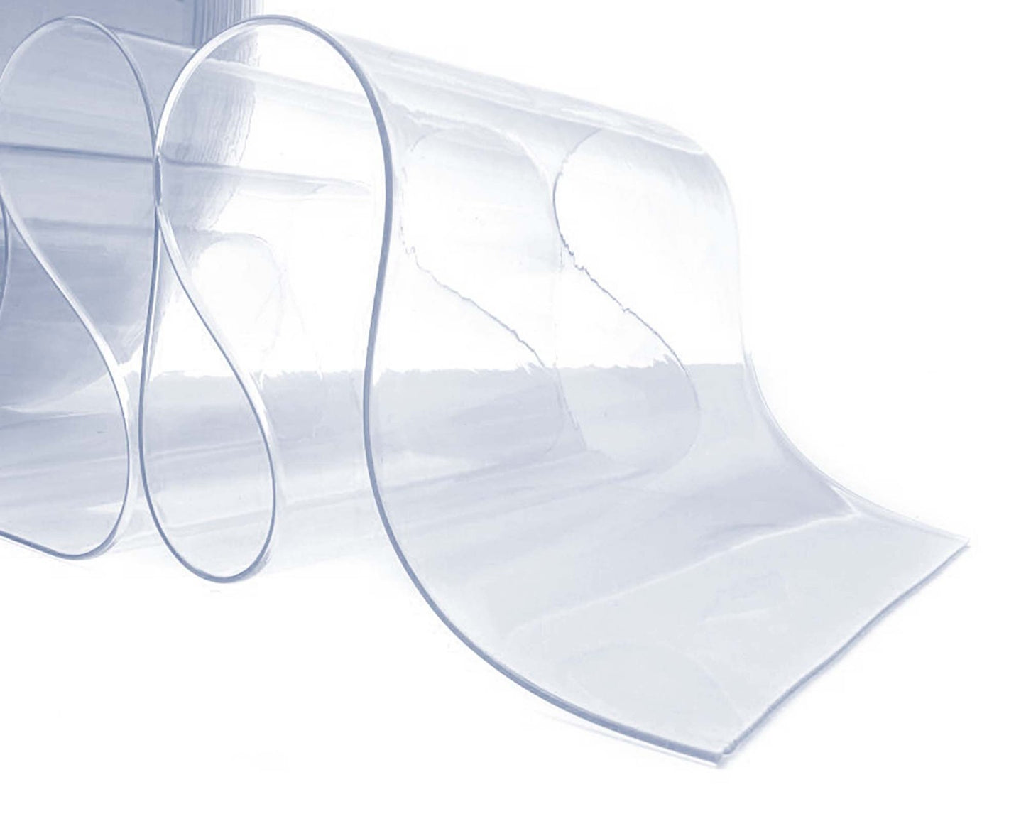 3m x 2m Clear PVC Strip Curtain Door Full Kit Workshop Warehouse Garage Hook 2mm