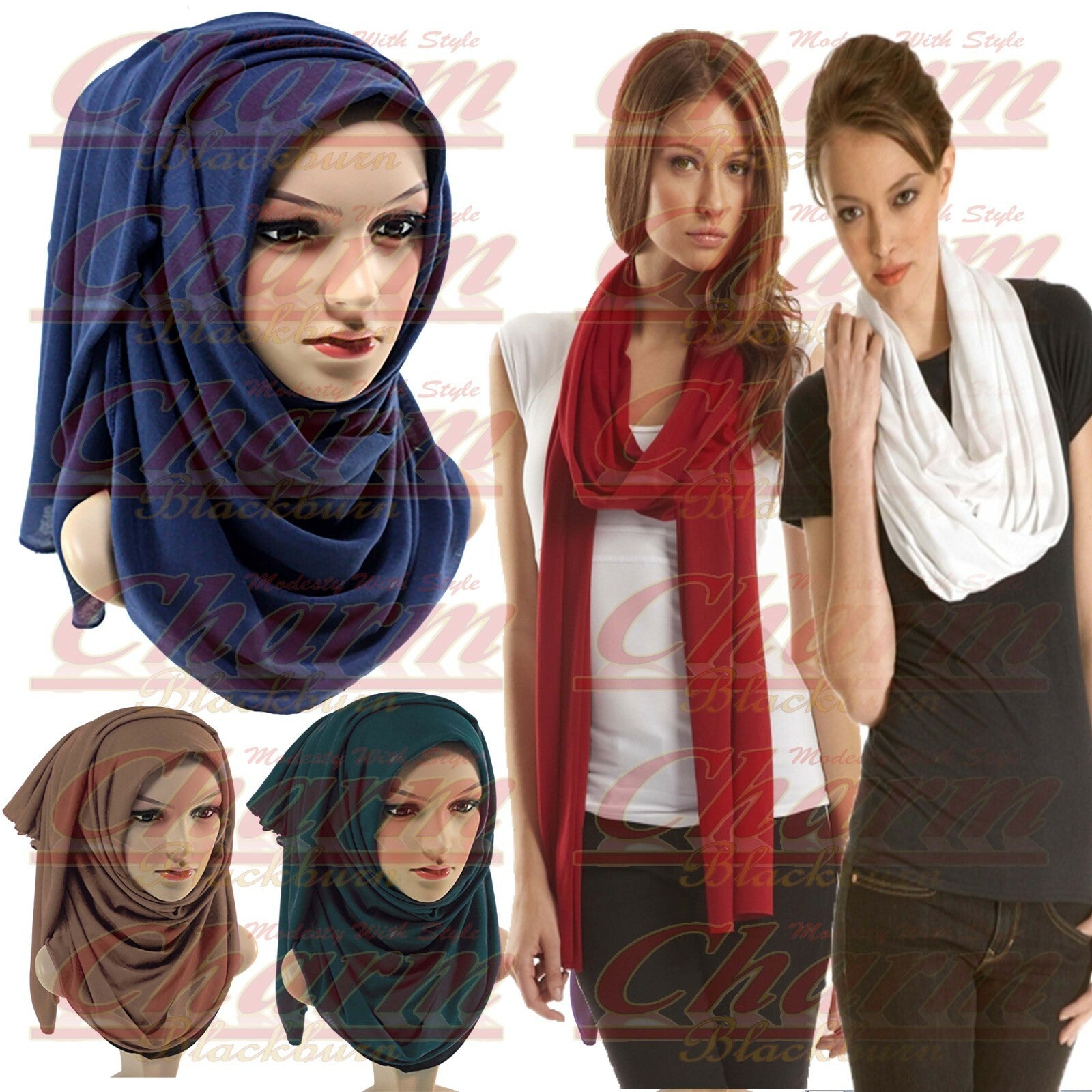LATEST WINTER NECK HEAD SCARF JERSEY STRETCHY HIJAB LARGE LYCRA MAXI WRAP SARONG