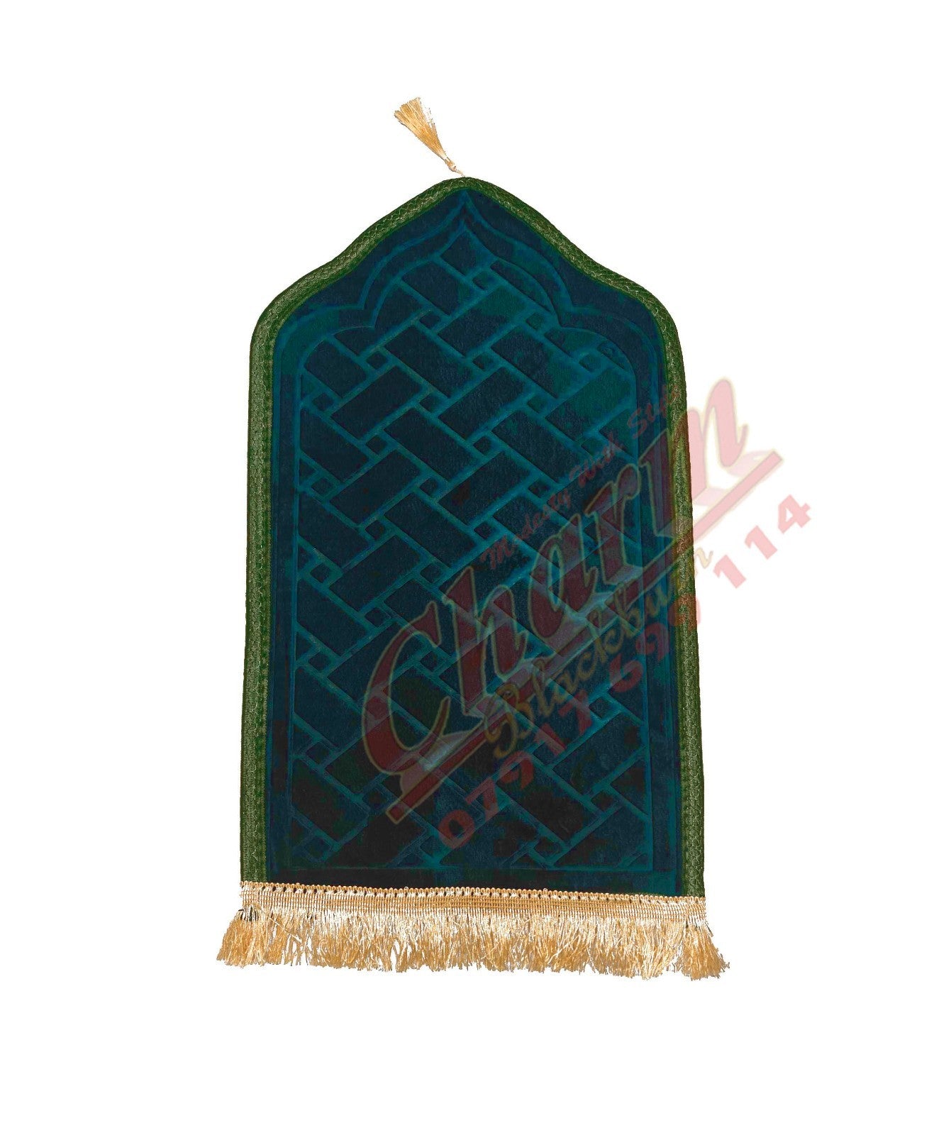 EXTRA SMALL Quality Kids Padded Plush Velvet Prayer Mat Non Slip Musalla Janamaz