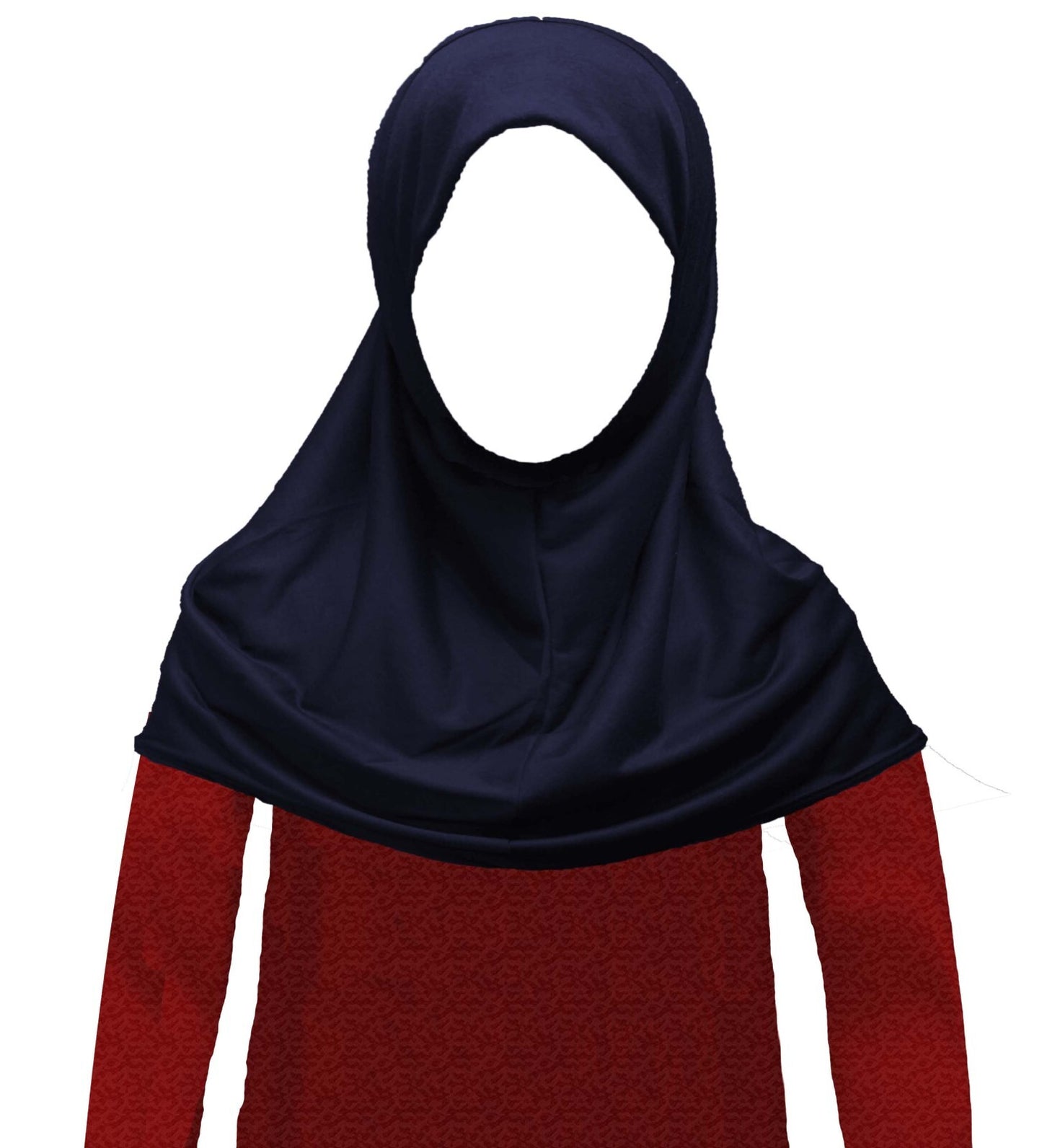 KIDS CHILDREN SMALL ONE PIECE HIJAB MAKNA PULLOVER BURKHA BURQA KHIMAR HEADSCARF