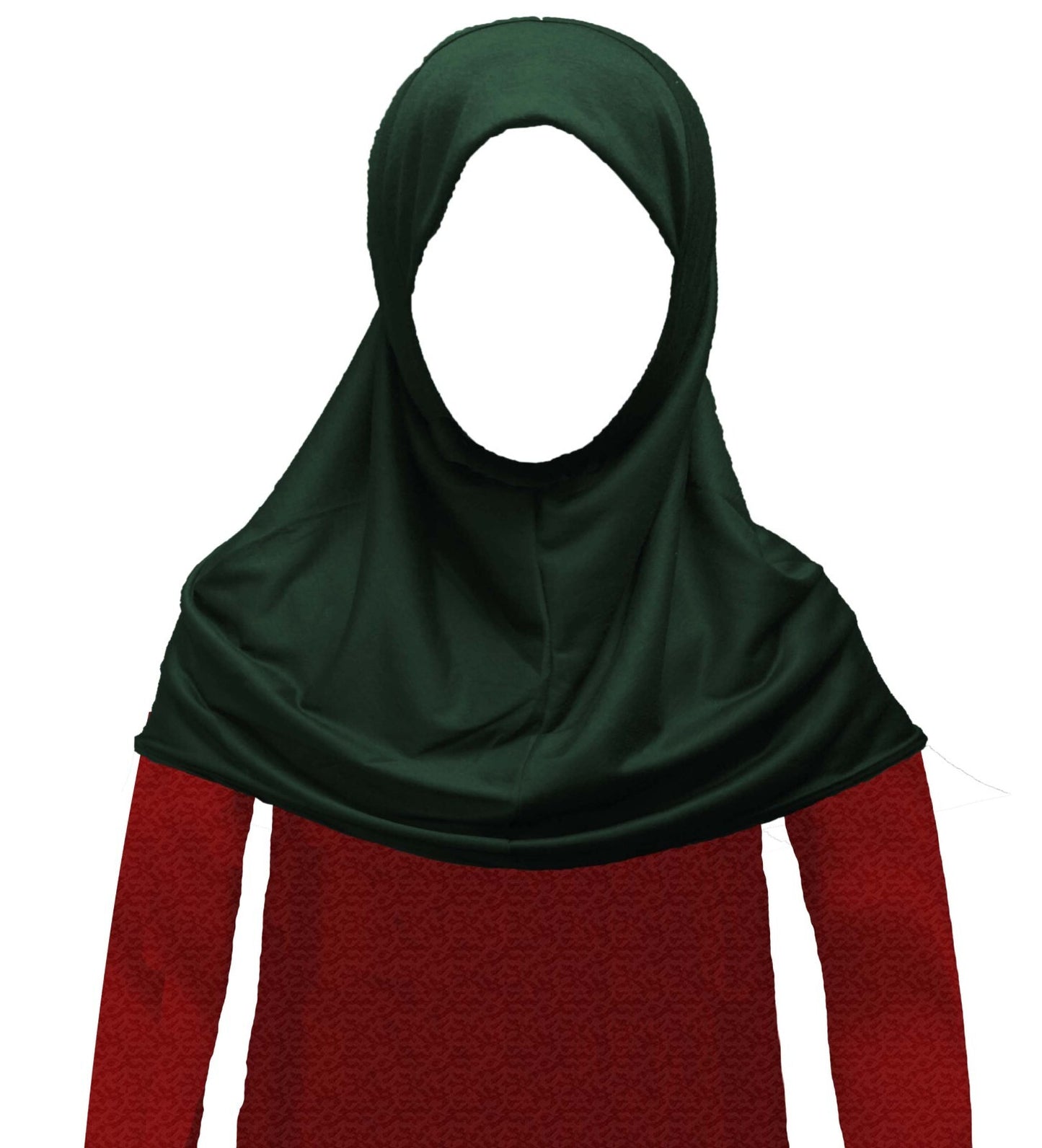 KIDS CHILDREN SMALL ONE PIECE HIJAB MAKNA PULLOVER BURKHA BURQA KHIMAR HEADSCARF