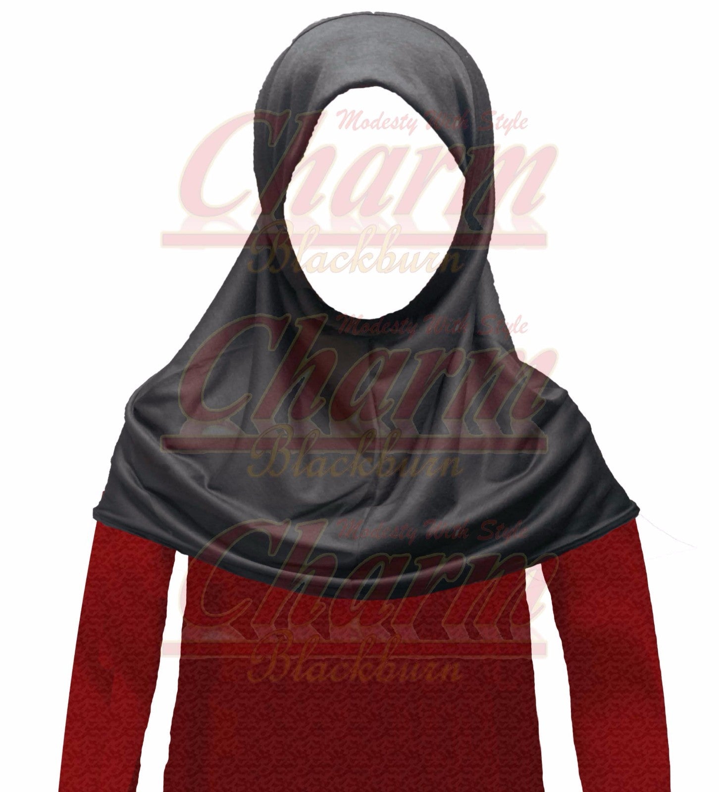KIDS CHILDREN SMALL ONE PIECE HIJAB MAKNA PULLOVER BURKHA BURQA KHIMAR HEADSCARF