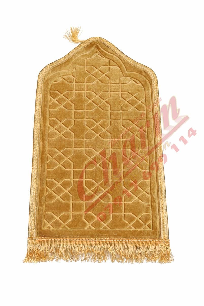 EXTRA SMALL Quality Kids Padded Plush Velvet Prayer Mat Non Slip Musalla Janamaz