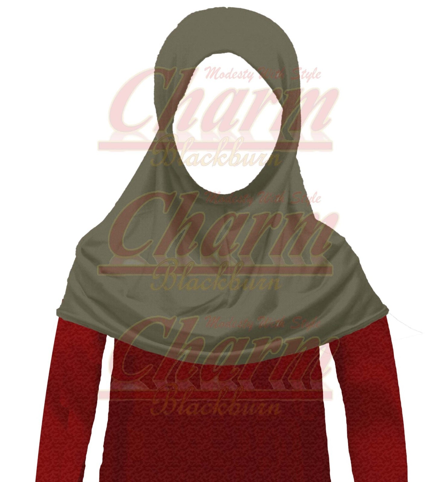KIDS CHILDREN SMALL ONE PIECE HIJAB MAKNA PULLOVER BURKHA BURQA KHIMAR HEADSCARF