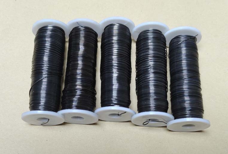 Blue Annealed Mossing Binding Wire Reel Florist Floral Wreath 45m 24 SWG 0.56mm CharmBlackburn