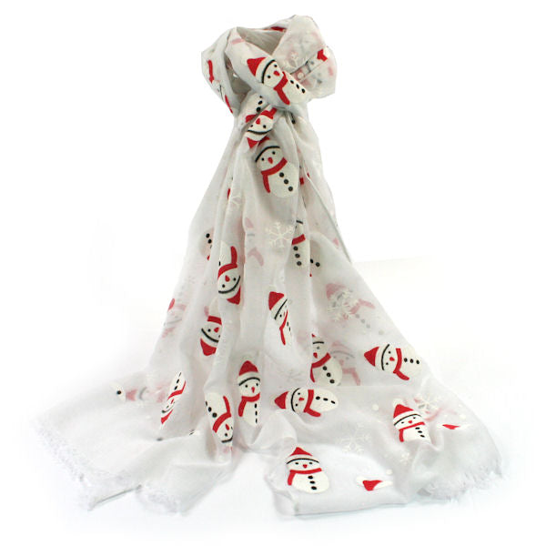 LATEST BEAUTIFUL CHRISTMAS NECK SCARF GIFT SNOWMAN SNOWFLAKE WINTER WRAP SNOW CharmBlackburn