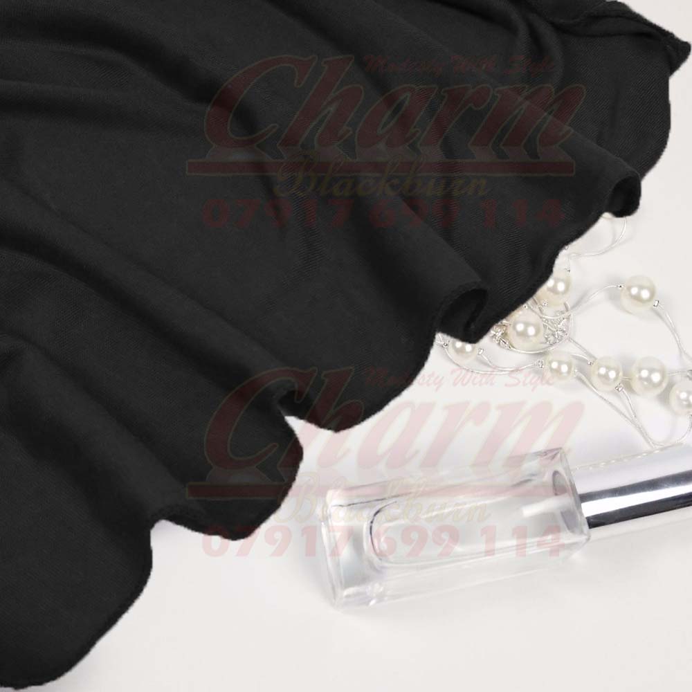 LATEST PRE-STYLED ONE PIECE PLEATED READY MADE INSTANT HIJAB HEAD SCARF JERSEY CharmBlackburn