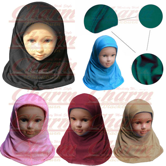 NEW BORN BABY KIDS CHILDREN PRAYER BURKHI PULLOVER HIJAB BURKHA KHIMAR SCARF EID CharmBlackburn
