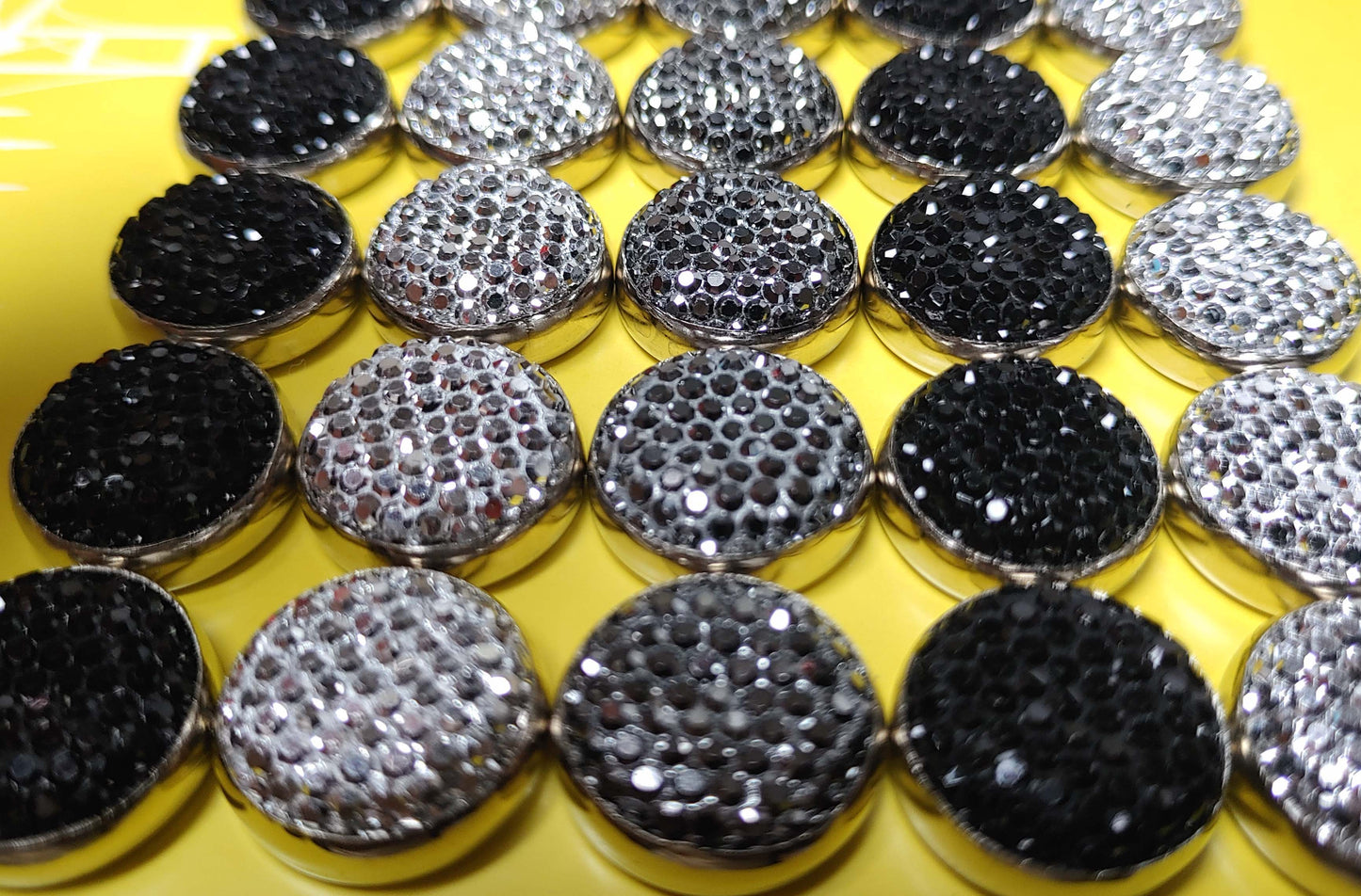 No Snag Extra Strong Magnetic Button Brooch Hijab Scarf Magnet Diamante Matt Pin CharmBlackburn