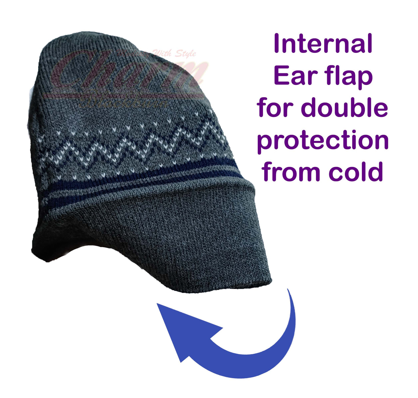 STYLISH HQ Woolen Warm Mens Boys Skull Beanie Cap Hat Topi Kufi Mosque Winter CharmBlackburn