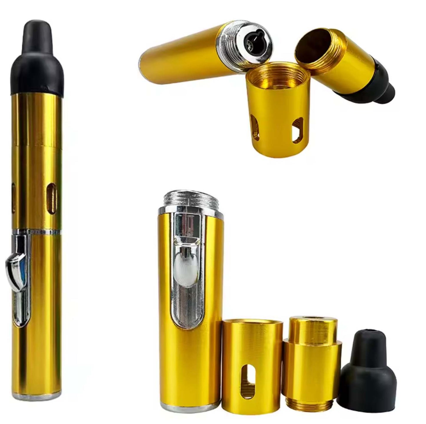 Handheld Aromatherapy Oud Incense Pocket Gas Bakhoor Burner Mabkhara Pen Lighter CharmBlackburn