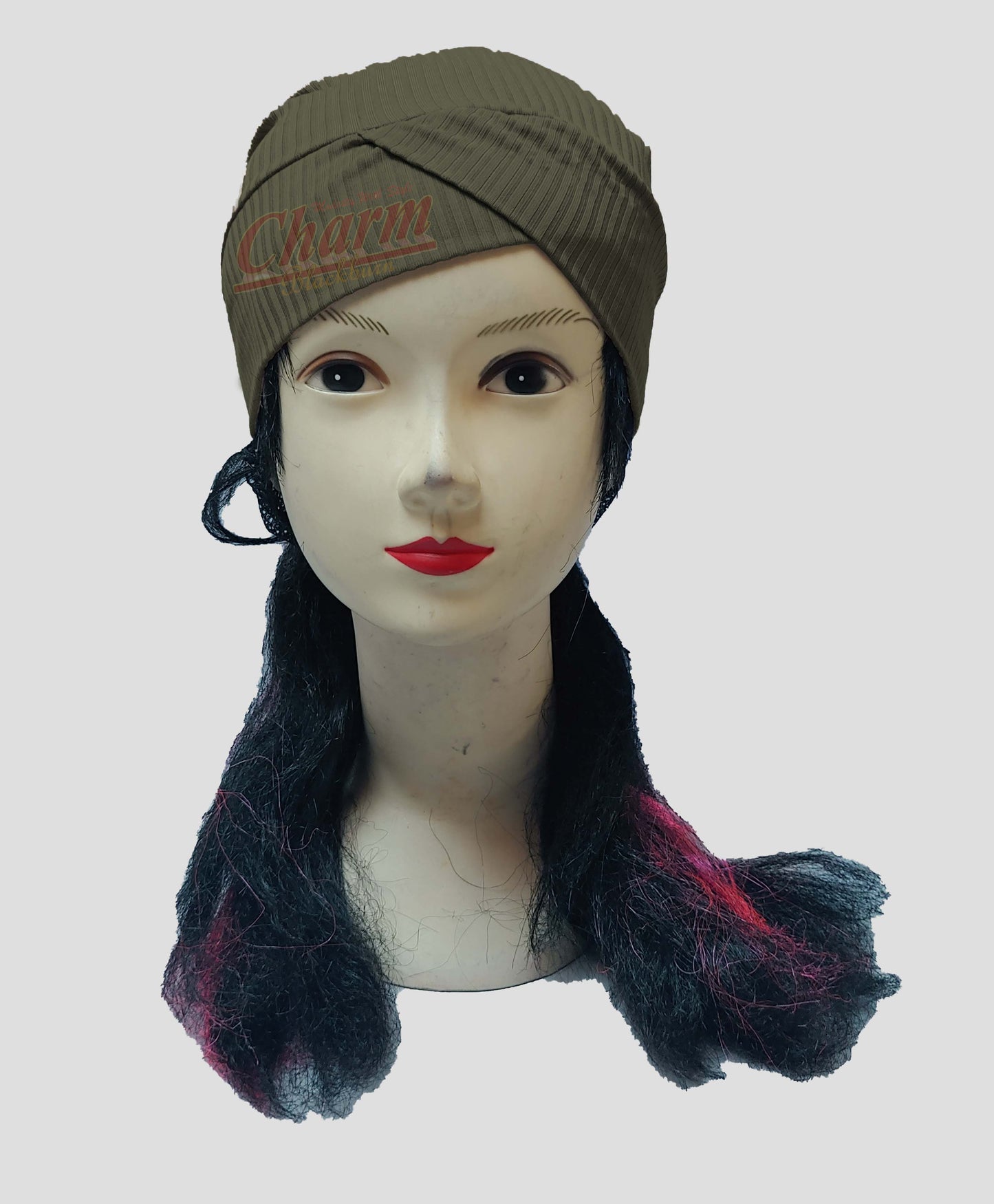 RIBBED PLEATED CAP HAIR LOSS CHEMO BONNET BONE UNDER HAT SCARF HIJAB UNDERCAP CharmBlackburn