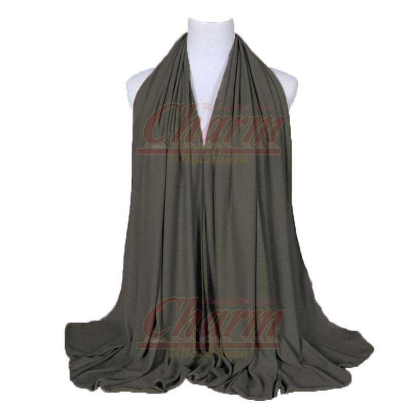 LATEST PREMIUM QUALITY SOFT WINTER NECK HEAD SCARF COTTON JERSEY STRETCHY HIJAB CharmBlackburn