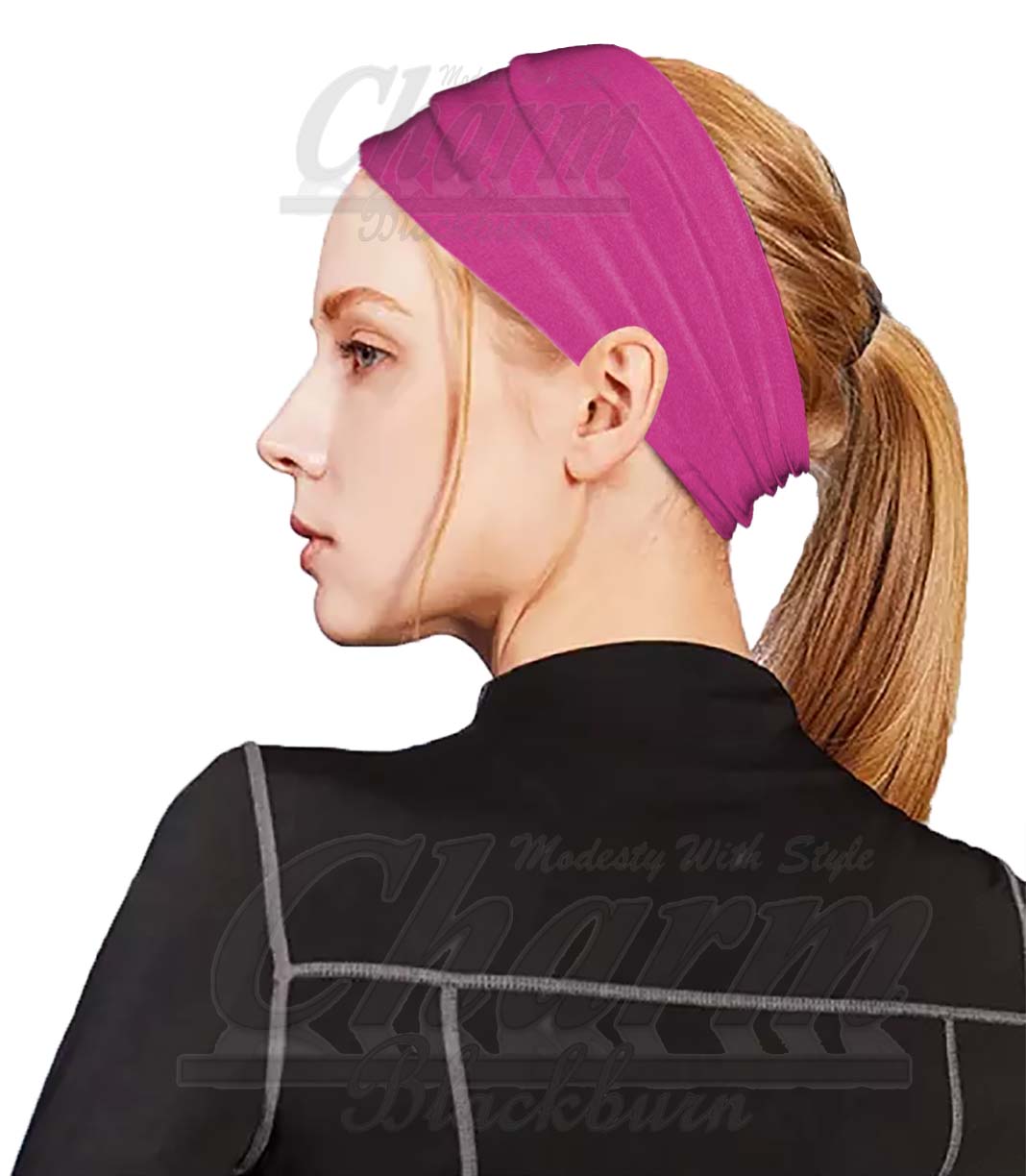 HEAD HAIR TRAINING SWEAT BAND HIJAB HEADBAND HAIRBAND TUBE HAT BONNET CharmBlackburn