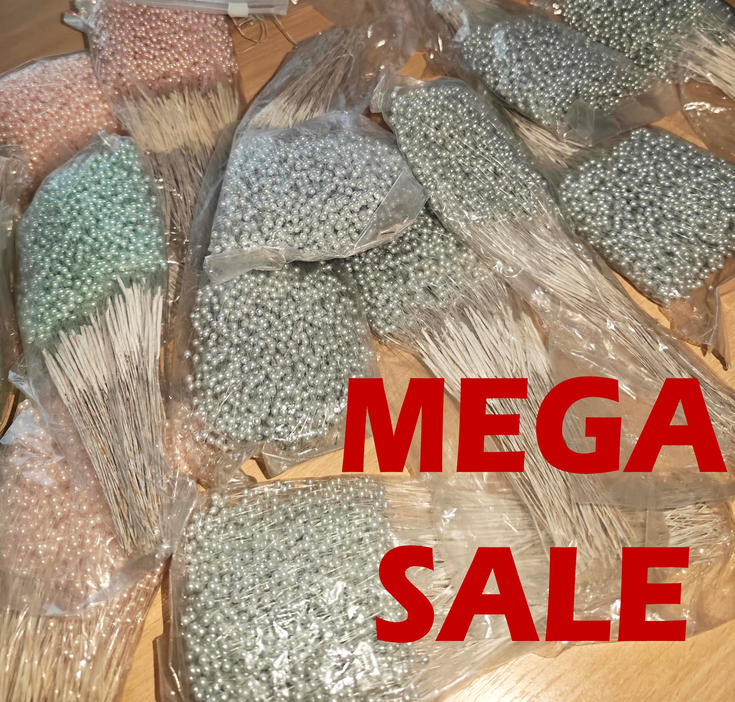 150 Stems Decorative Pearl Beads Spray Sprinklers Bridal Wedding Bouquet Florist Wholesale CharmBlackburn