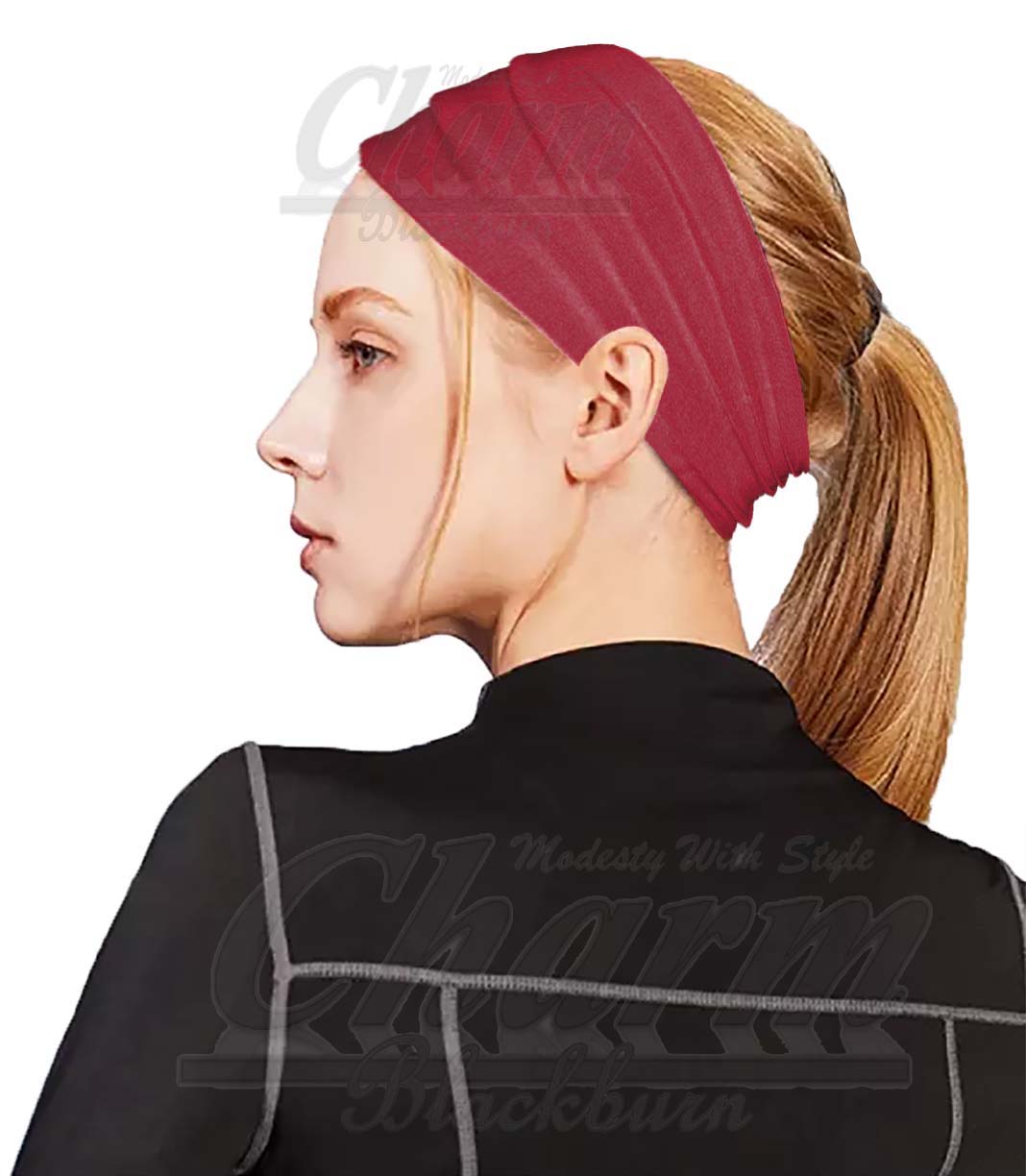 HEAD HAIR TRAINING SWEAT BAND HIJAB HEADBAND HAIRBAND TUBE HAT BONNET CharmBlackburn