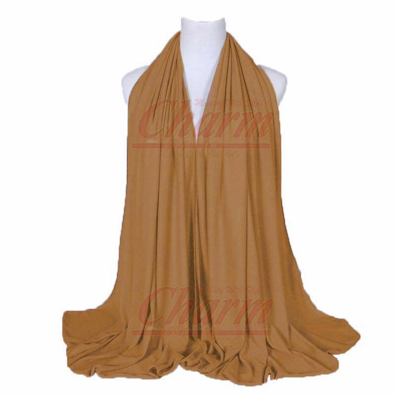 LATEST PREMIUM QUALITY SOFT WINTER NECK HEAD SCARF COTTON JERSEY STRETCHY HIJAB CharmBlackburn