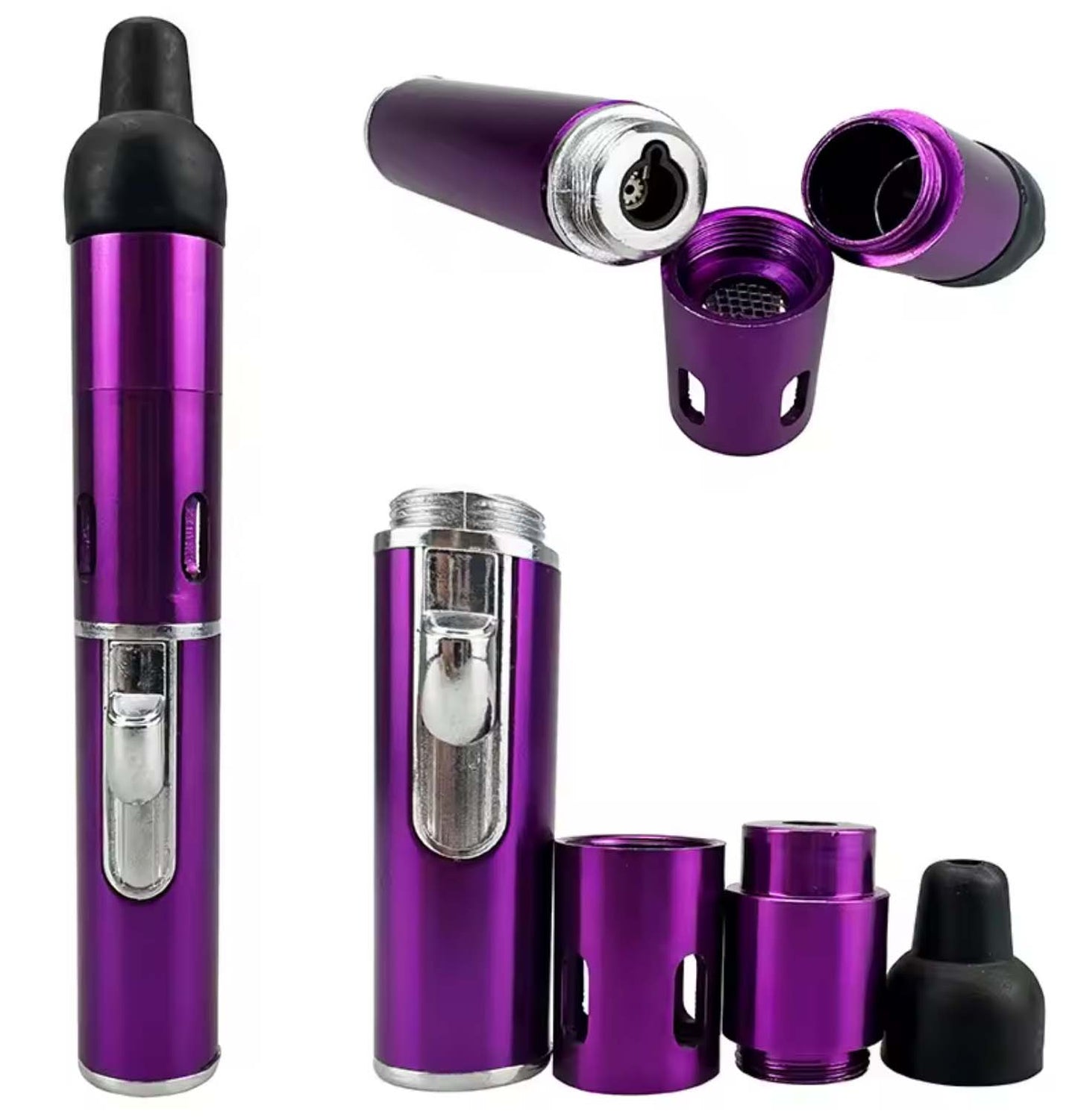 Handheld Aromatherapy Oud Incense Pocket Gas Bakhoor Burner Mabkhara Pen Lighter CharmBlackburn