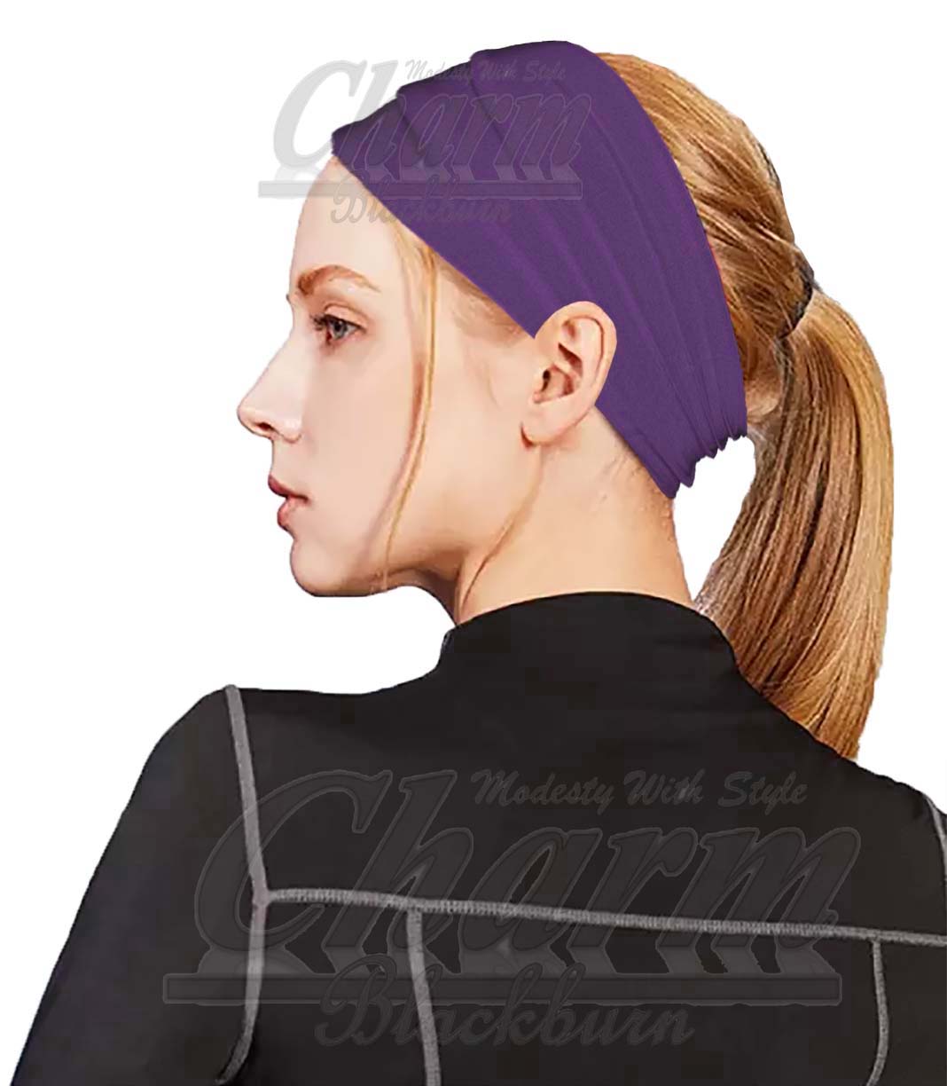 HEAD HAIR TRAINING SWEAT BAND HIJAB HEADBAND HAIRBAND TUBE HAT BONNET CharmBlackburn