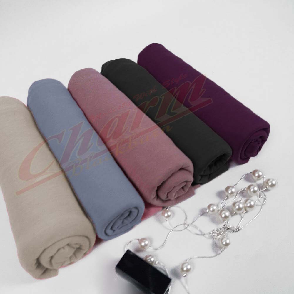 LATEST PREMIUM QUALITY SOFT WINTER NECK HEAD SCARF COTTON JERSEY STRETCHY HIJAB CharmBlackburn