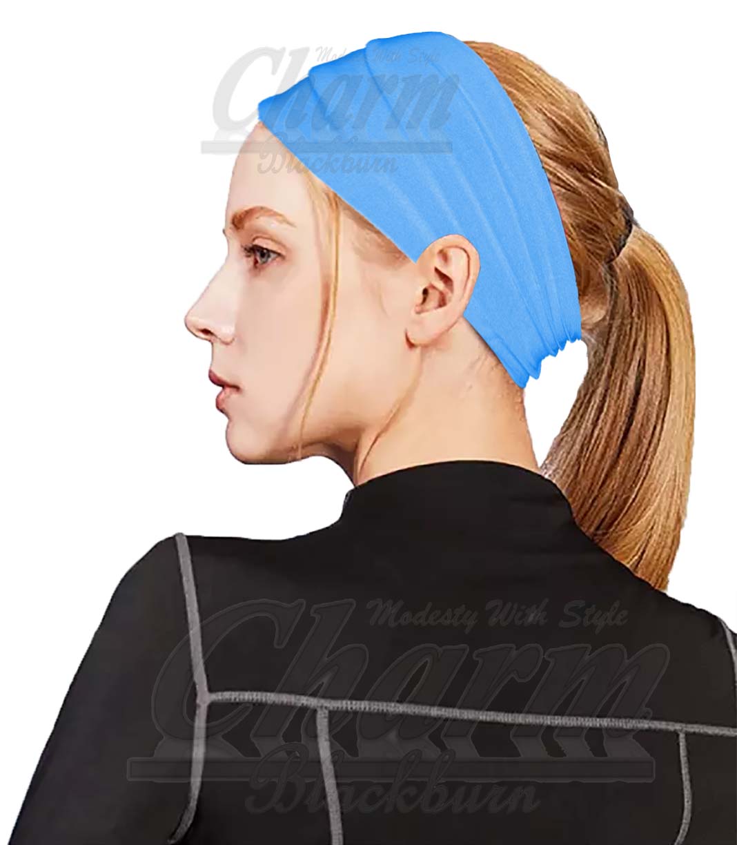 HEAD HAIR TRAINING SWEAT BAND HIJAB HEADBAND HAIRBAND TUBE HAT BONNET CharmBlackburn