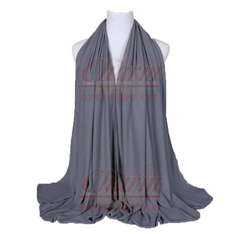 LATEST PREMIUM QUALITY SOFT WINTER NECK HEAD SCARF COTTON JERSEY STRETCHY HIJAB CharmBlackburn