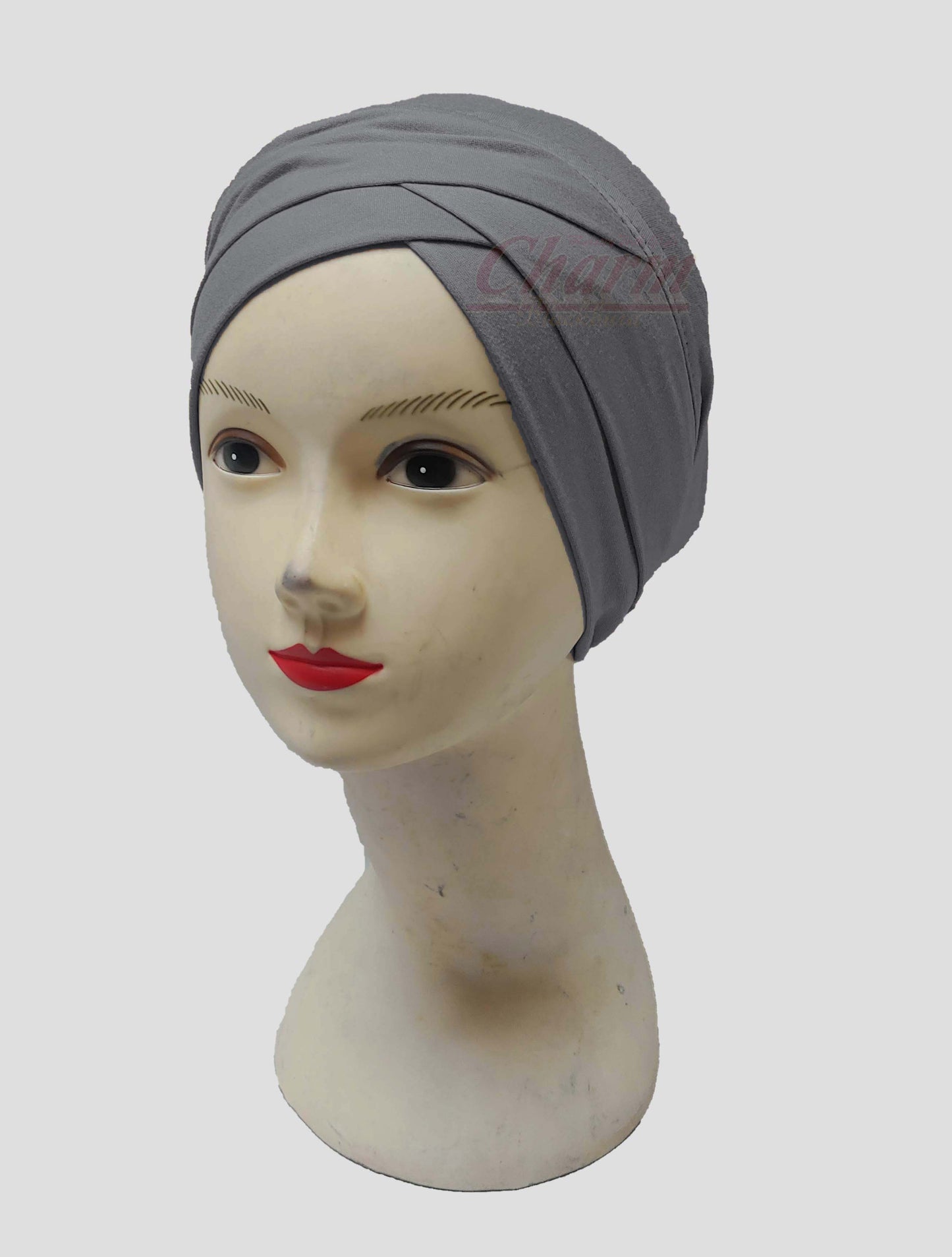 PLEATED CAP CRISS CROSS HAIR LOSS CHEMO BONNET BONE UNDER HAT SCARF HIJAB UNDERCAP CharmBlackburn