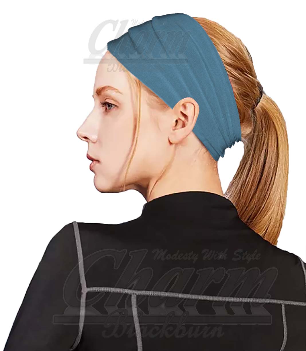 HEAD HAIR TRAINING SWEAT BAND HIJAB HEADBAND HAIRBAND TUBE HAT BONNET CharmBlackburn