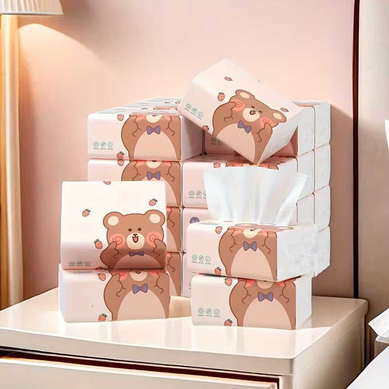 12 Packs Luxury High Quality 4 Ply Faicial Tissue Extra Strong Durable Highly Absorbent Home Office Household CharmBlackburn